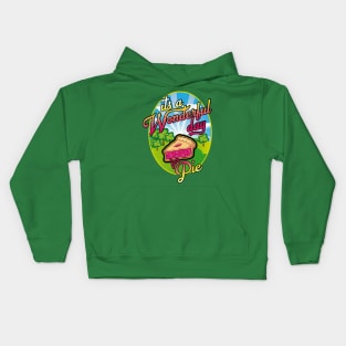 wonderful day for pie Kids Hoodie